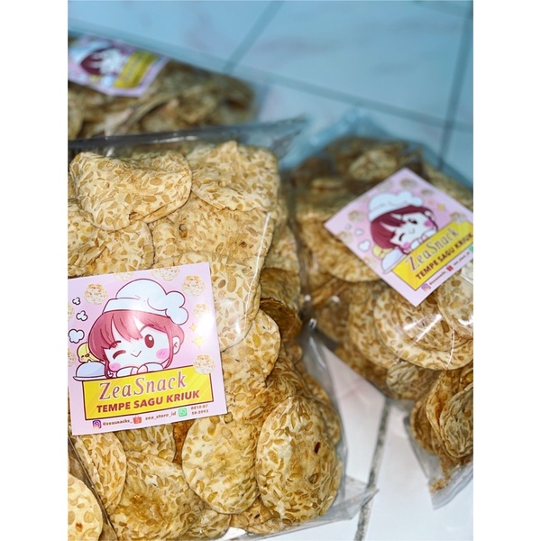 

KERIPIK TEMPE SAGU 1KG snack kiloan HOMEMADE
