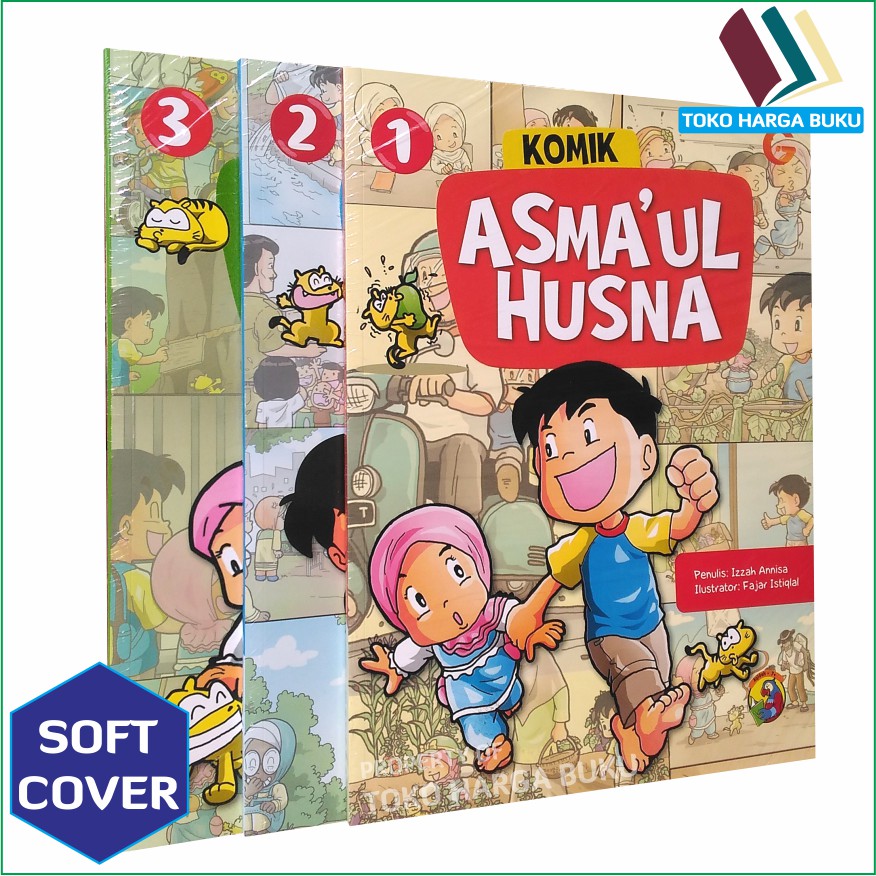 Foto Komik Asmaul Husna Komplit 1 set ORI - GIP