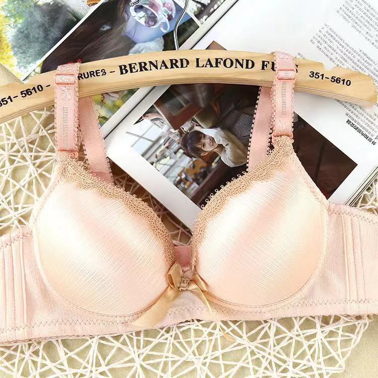 Bra Set Renda Salur YSS-246 Wanita Renda Salur Setelan Motif Modern Panties Mengatur Kenyamanan Lucu