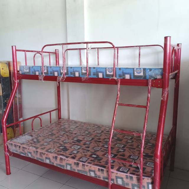Ranjang Susun Besi Lavender 90/120 Tanpa Kasur