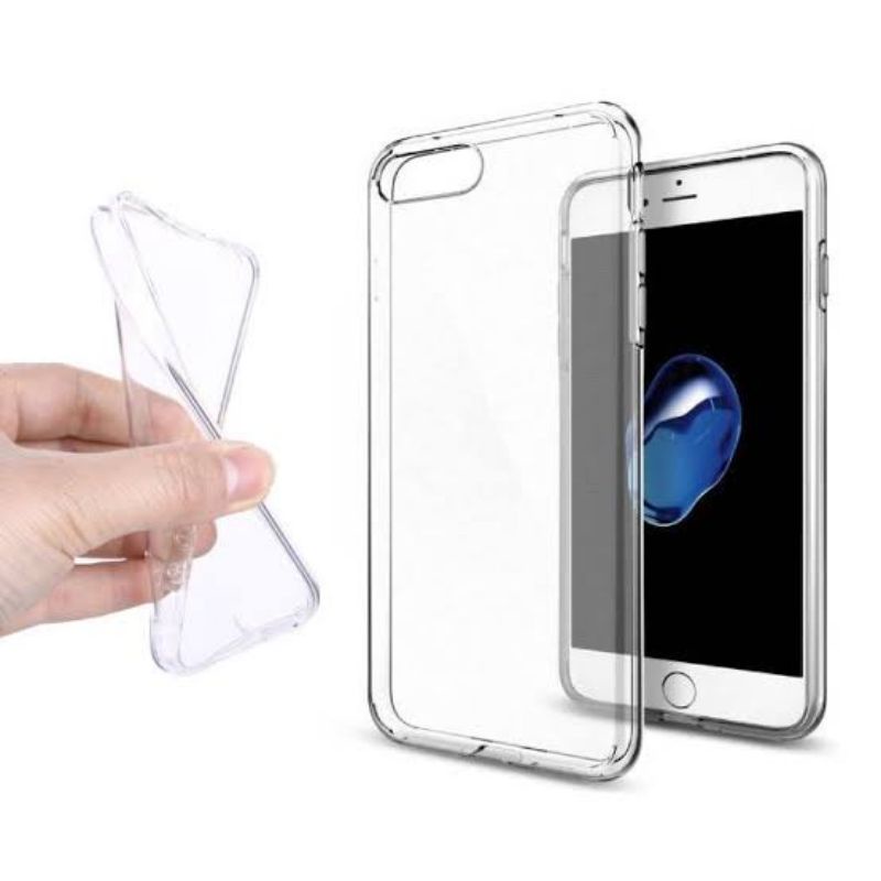 Clear Case Iphone 6/6s/6+/6s+/7/8/7+/SE Bening Transparan Tebal