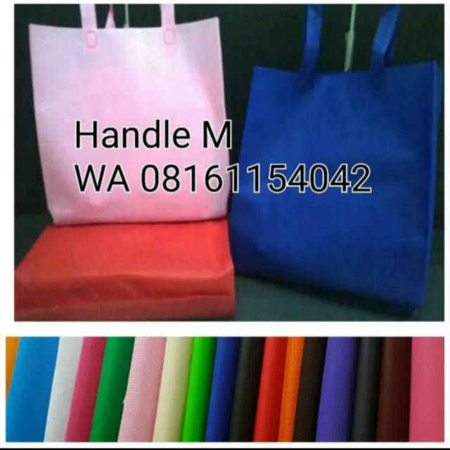 

Spunbond sablon 1 warna 1 sisi tas handle