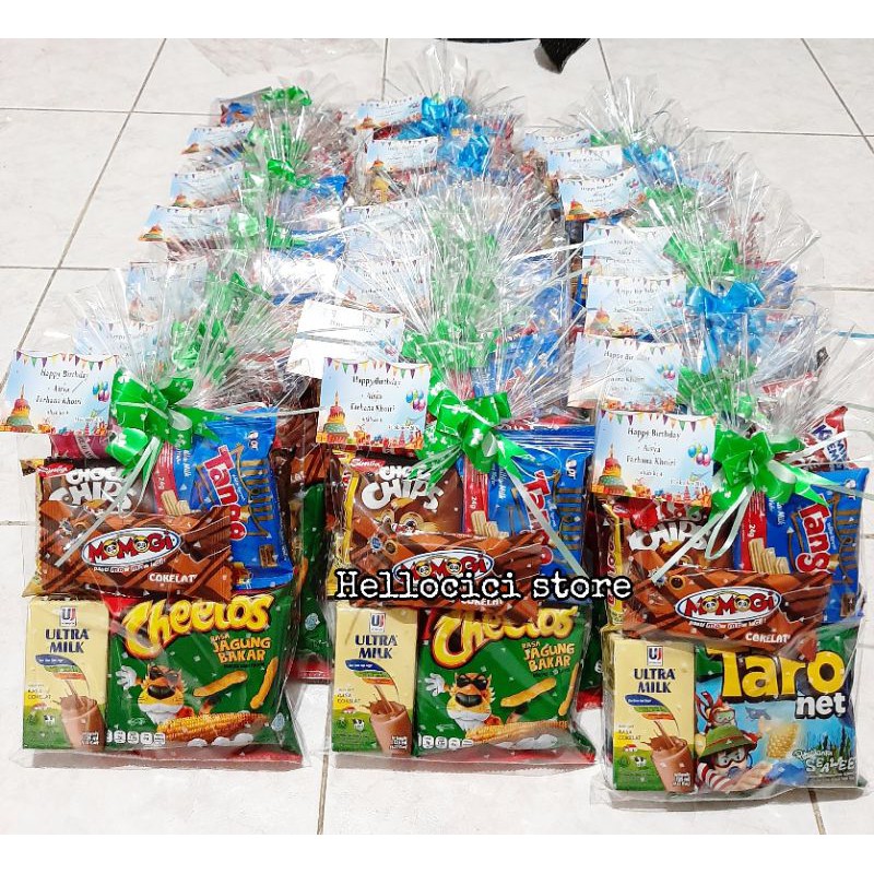 

PARCEL BINGKISAN SNACK ANAK HAMPERS KEMASAN ULANG TAHUN