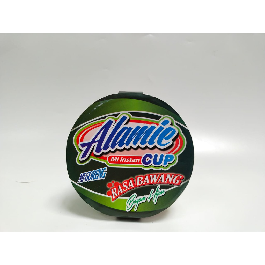 MIE INSTAN ALAMI CUP GORENG RASA BAWANG (BAYAM HIJAU)