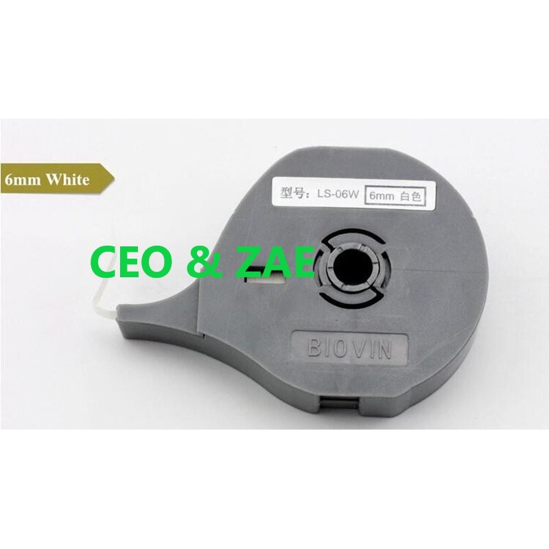 

LABEL MESIN PRINTING MARKER TUBE LS-06W PUTIH BIOVIN