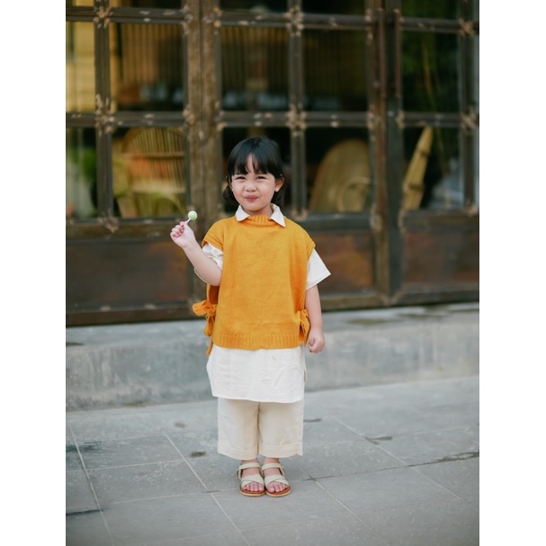 Linen Vest Tali Set by Cameelbaby (UNISEX)