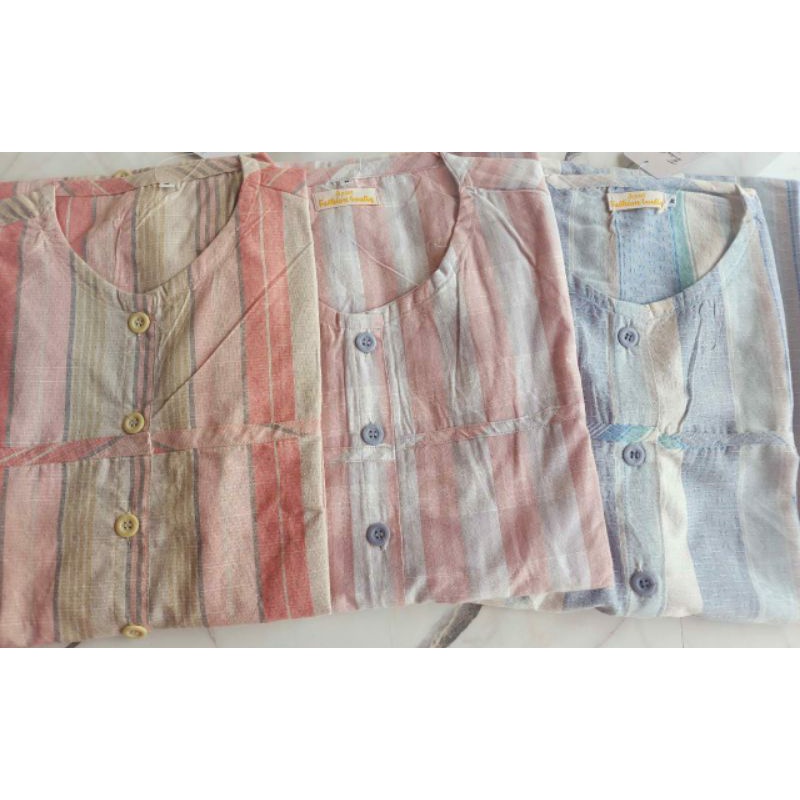 *Gamis 3point*Bahan seperti exit/ original/ branded matahari