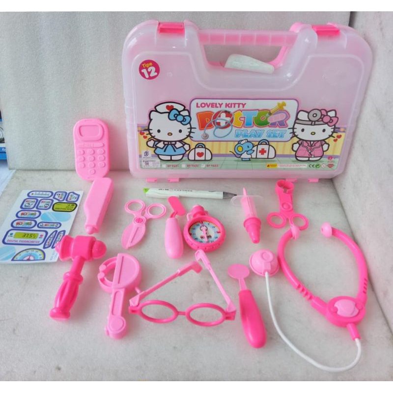 Dokter Play Set Frozen Hello Kitty / Mainan Dokter-Dokteran Anak