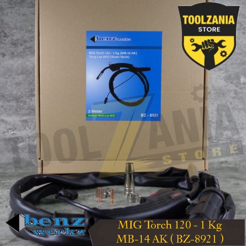 Stang las mig torch 120 - 1 kg MB 14 AK welding torch MB-14 AK BZ-8921 benz werkz