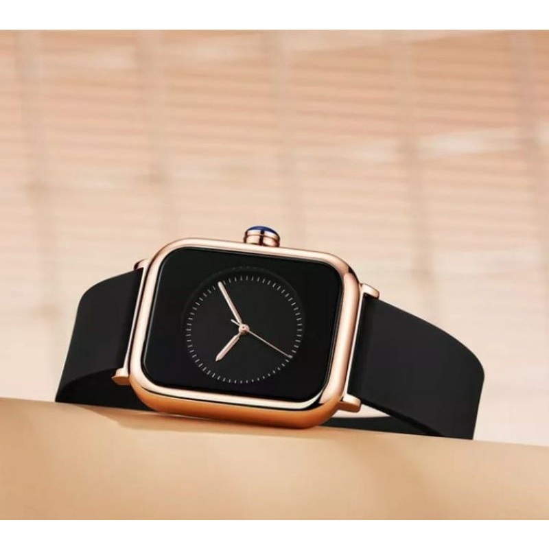 JAM TANGAN WANITA TERBARU 2022 STRAP SILICON SANTAI KUARSA DISPLAY KOREAN STYLE_JAM TANGAN WANITA ANTI AIR ANALOG FASHION CEWEK