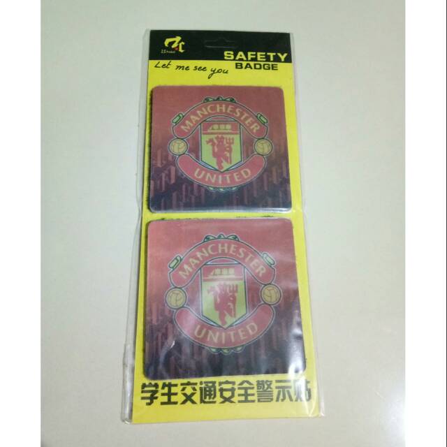 

Sticker safety badge Manchester United