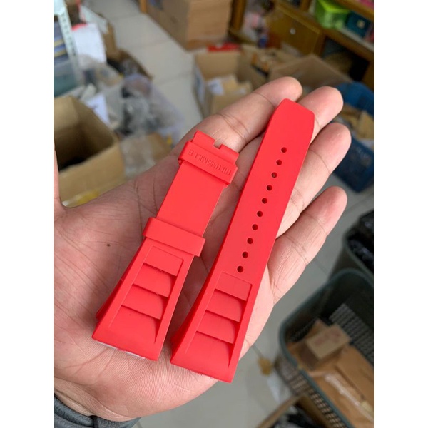 Strap Tali Jam Tangan RM richardmille Merah kwalitas bagus yaa
