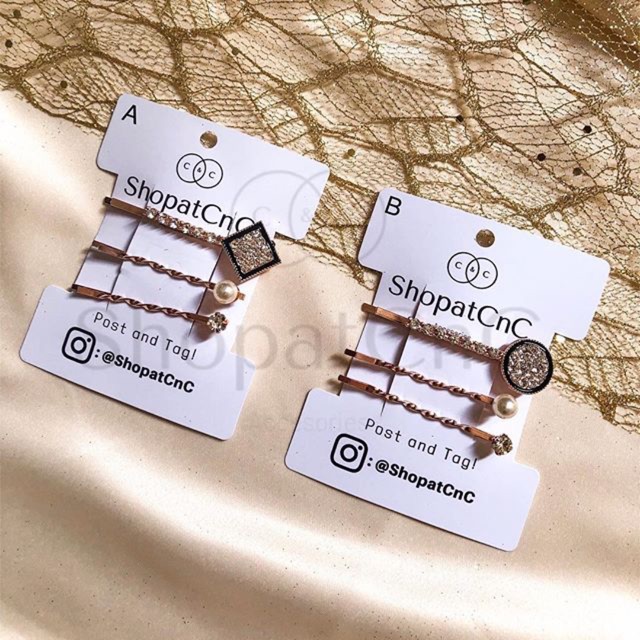 SAVARA SET HAIRCLIP / BOBBY PINS