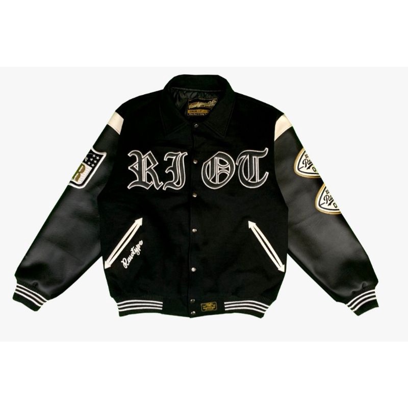 JACKET RAW TYPE RIOT VARSITY CHAMP TOMCATS 3 ORIGINAL LIMITED EDITION. JAKET RAWTYPE RTR III TOMCAT 