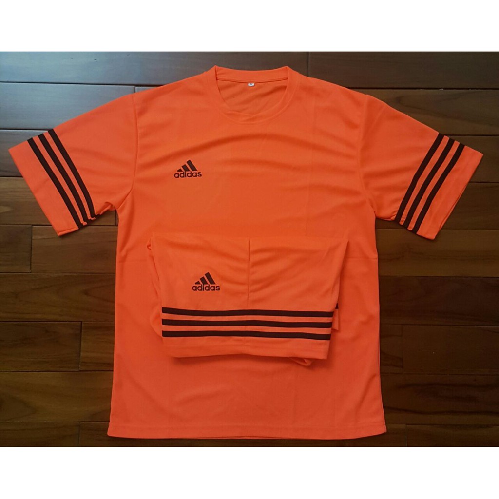 Jersey Baju Setelan Futsal Bola Adidas Orange