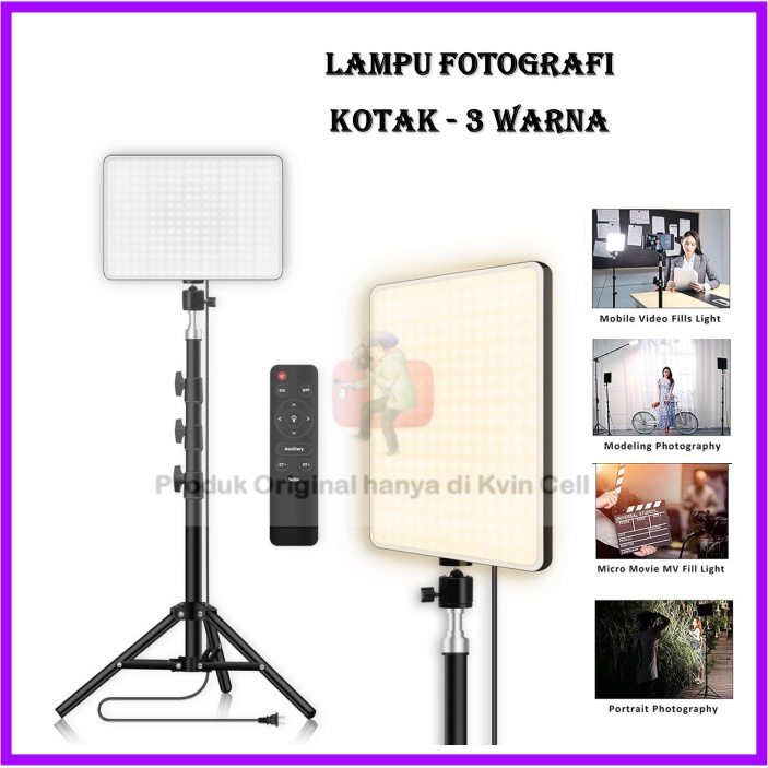 Lampu Foto Produk Studio Fotografi Palaroid Tripod Ringlight Besar Lighting Videografi Led Light Bri