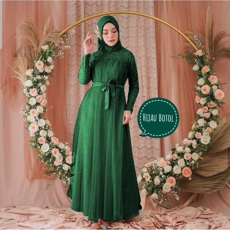 BJ - MAXI MIKAYLA / GAMIS MIKAYLA / GAMIS BRUKAT / GAMIS PESTA