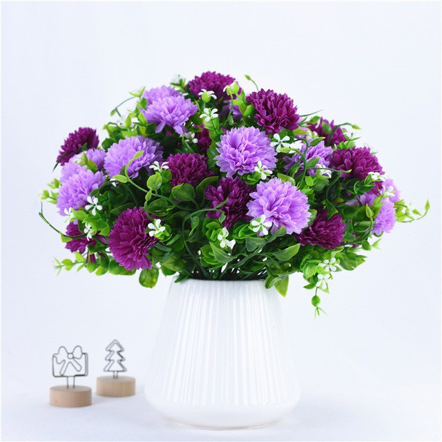 COD BUNGA DANDELION  BUNGA TANGKAI PLASTIK BUNGA ARTIFISIAL BUNGA PAJANGAN BUNGA HIASAN BT9009-3