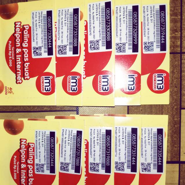 Nomer cantik Indosat NOCAN Free 66gb