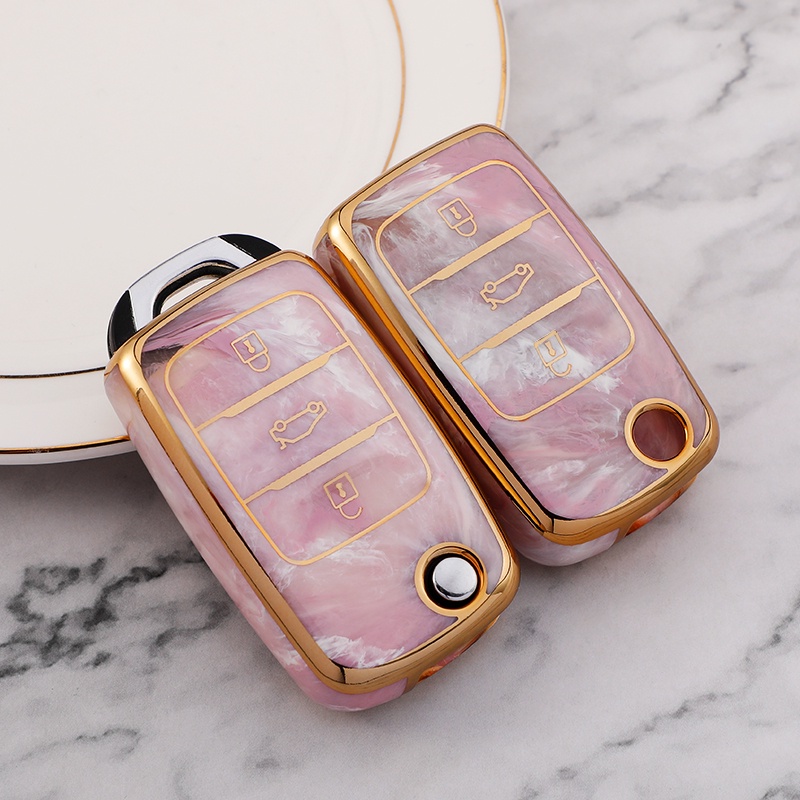 Casing Pelindung Kunci Mobil Bahan TPU Motif Giok Untuk Changan CS75 Eado CS35 Raeton CS15 V3 V5 V7