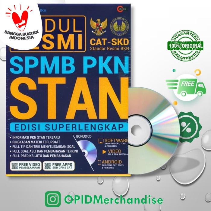 

❤BISA COD❤ Buku Modul Resmi SPMB PKN STAN Edisi Superlengkap, Cmedia