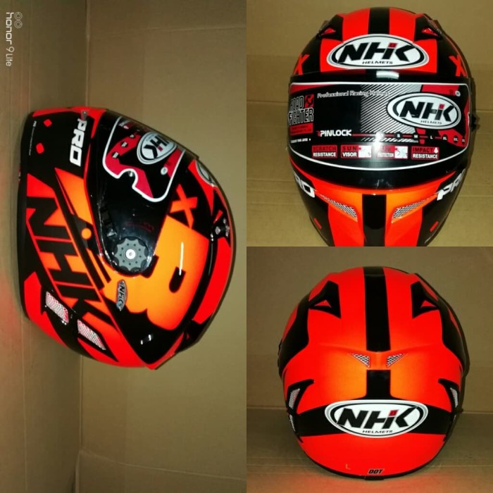 Helm NHK Terminator Racing orange