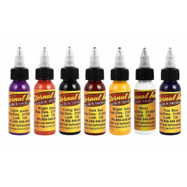 Eternal Ink Tatto 30 ML / Tinta Tato Eternal / Tinta Tattoo 30ml