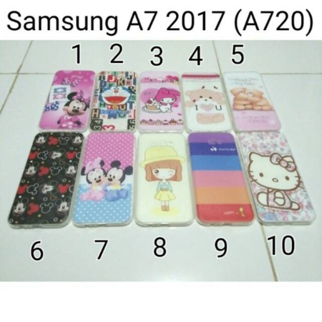 Case Karakter For Samsung A7 2017 / Softcase Lucu Samsung A7 2017