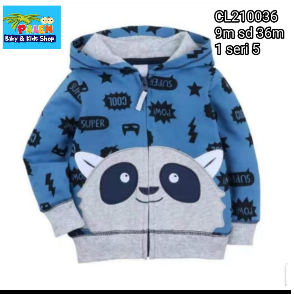 jaket motif terbaru catell love usia 9M-3T