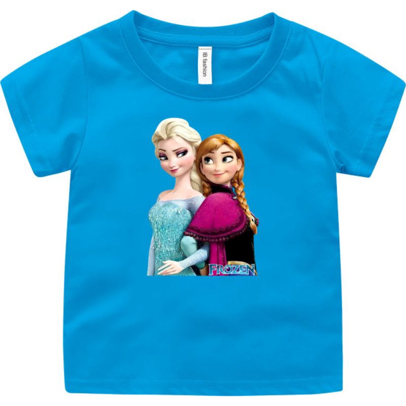 ((IB))KAOS ANAK PEREMPUAN/FROZEN DIGITAL SABLON