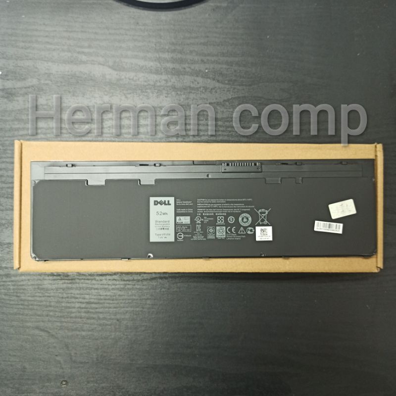 Original Baterai Dell Latitude E7250 E7240 Series Model VFV59 52WH