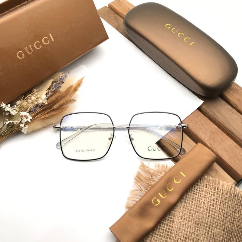 KACAMATA GUCCI 7335 • FRAME ANTIRADIASI • FRAME MINUS