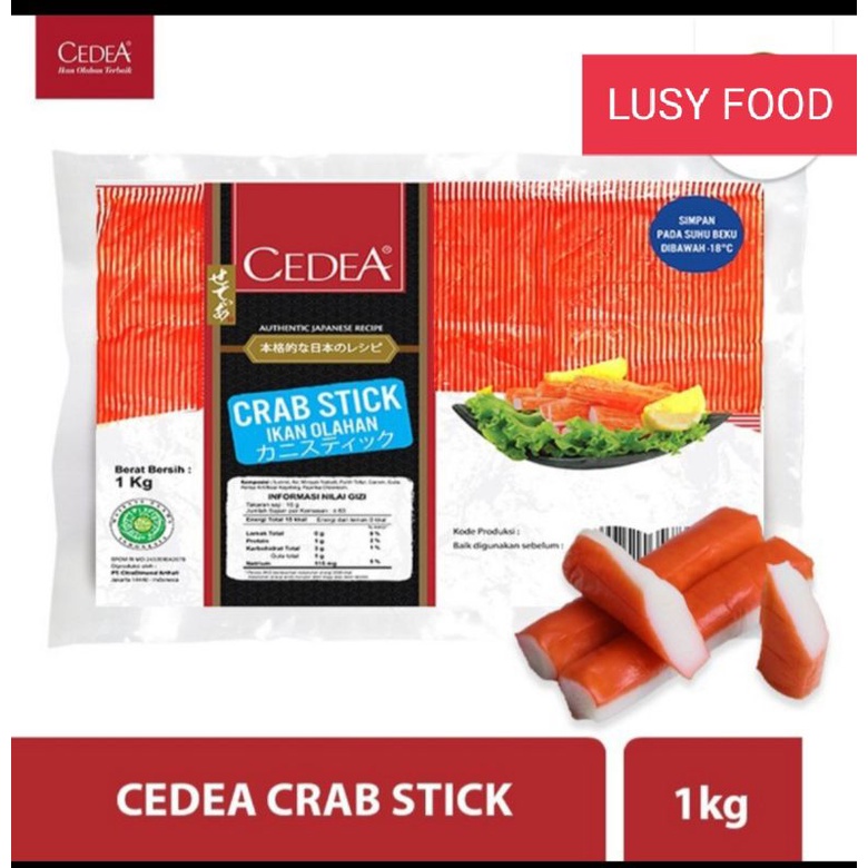 

Crab Stick Cedea kemasan 1kg