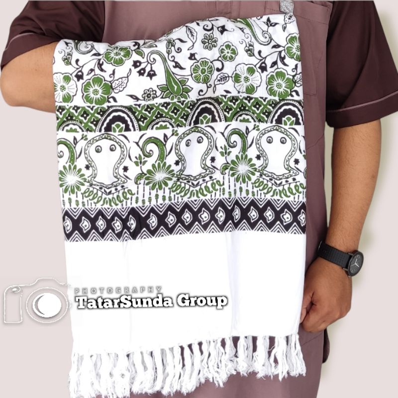 Sorban Rida Solo Panjang Jumbo Putih Motif Batik Kasmiri Printing Grade A Sorban Putih Sorban Haji Sorban Imamah Sorban Arab Sorban India Pashmina Panjang Jummbo Serban Habib Serban Arida