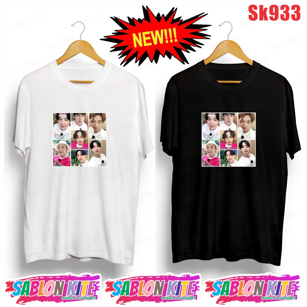 MURAH!!! KAOS KPOP MEMBER SK933 UNISEX COMBED 30S