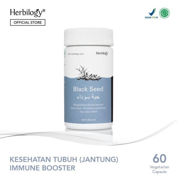 Herbilogy Black Seed (Jinten Hitam Arab/Habbatussauda) Isi 60 kapsul