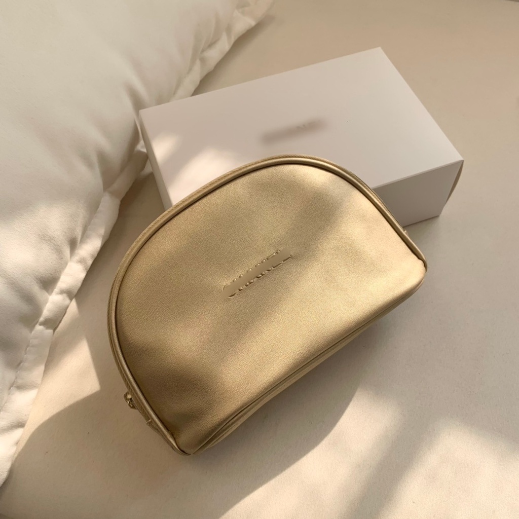 Makeup Pouch Gold / Tas Kosmetik / Clutch