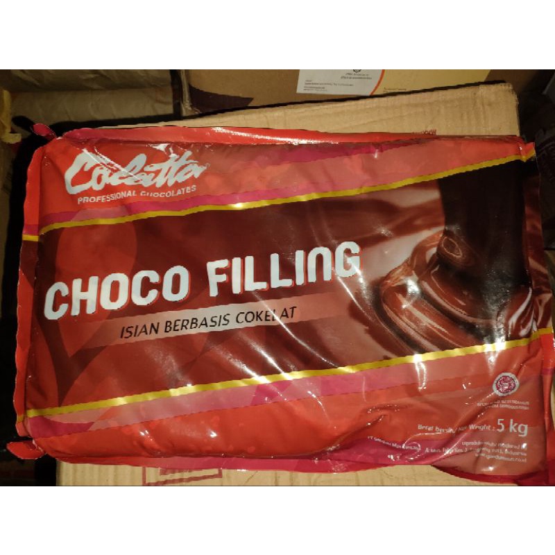 

Coklat Isian/coklat Filling merk Colatta repack 1kg