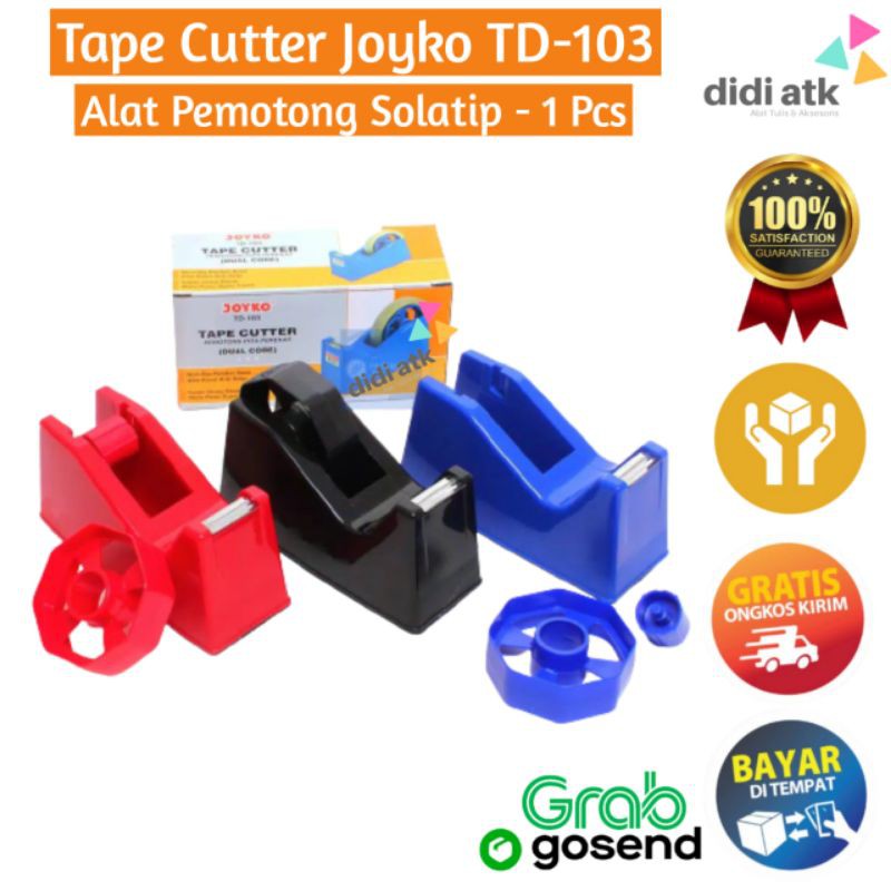 

Tape Cutter / Tape Dispenser / Pemotong Pita Perekat / Solatip Joyko TD-103