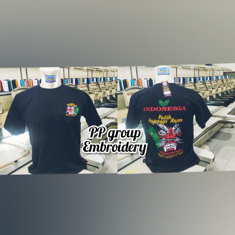 koas bordir/kaos reog  topeng bujang ganong