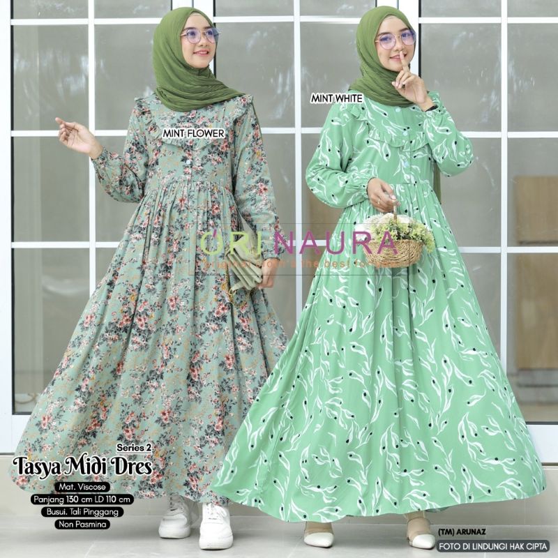 ORI NAURA TASYA MIDI DRESS