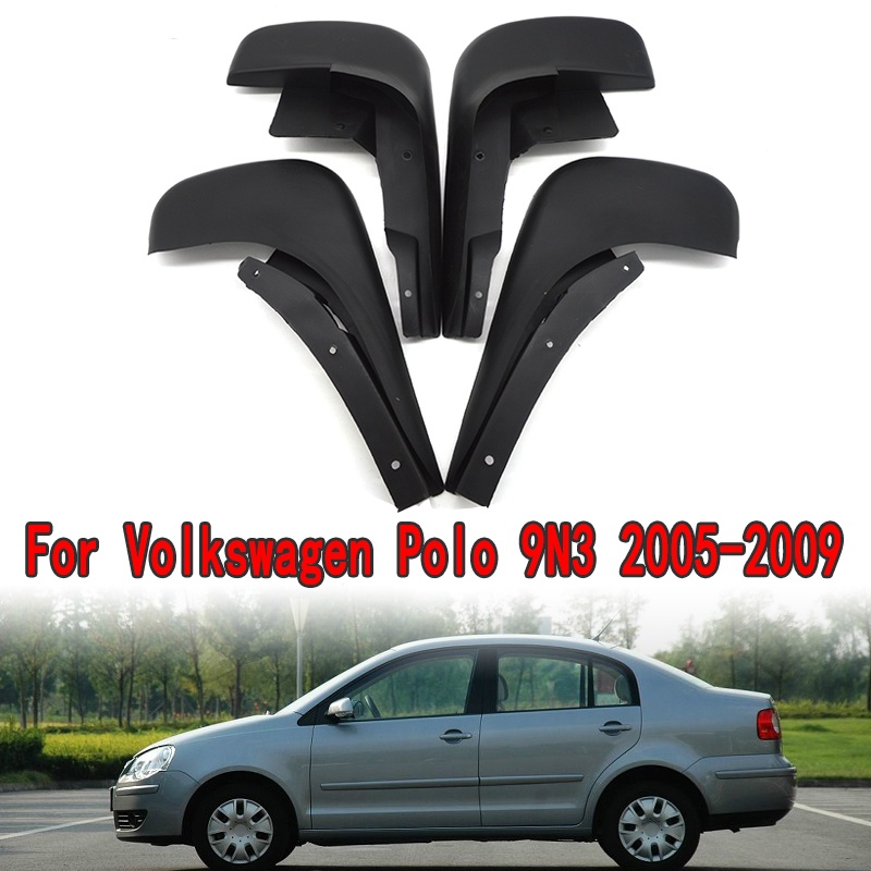 1 Set Mud Flap Pelindung Splash Untuk Volkswagen Polo Mk4 2005 2006 2007 2008 2009 Fender