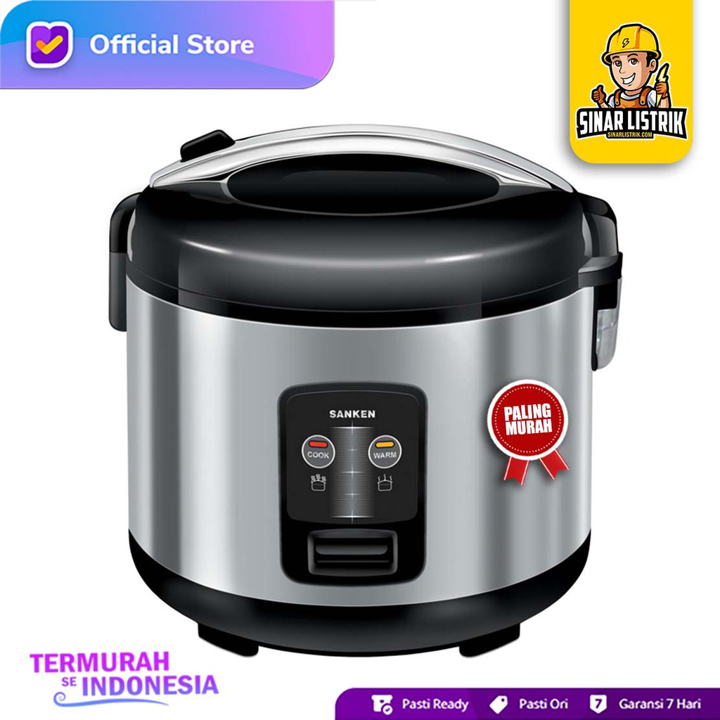 Sanken MCM SJ2100 Rice Cooker 1.8 L Ltr Liter Magic Com 6 In 1 SJ-2100 GB