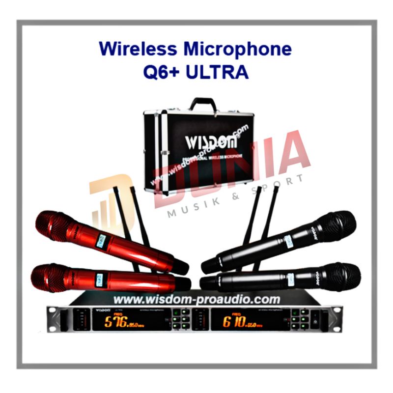 Mic Wireless Wisdom Q6 Q 6 Q-6