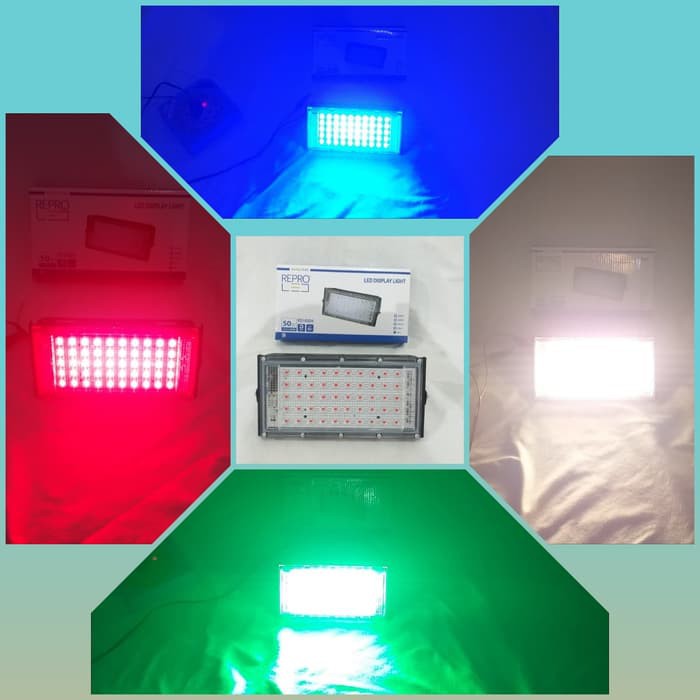 PJU LED Warna Sorot Indoor Outdoor / Lampu Jalan Street 50 Watt