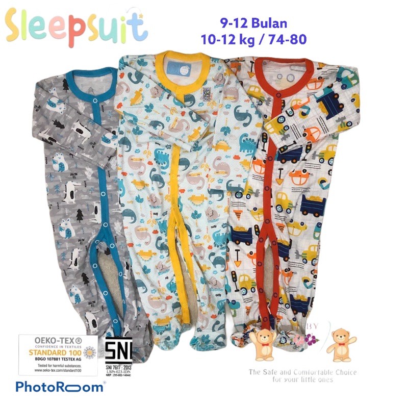 LIBBY SLEEPSUIT BAYI SLEEPSUIT LIBBY 9-12BULAN BISA PLH MTF BAJU BAYI PEREMPUAN BAJU BAYI ANAK LAKI