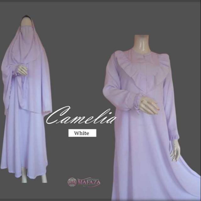 Camelia Gamis putih syar'i