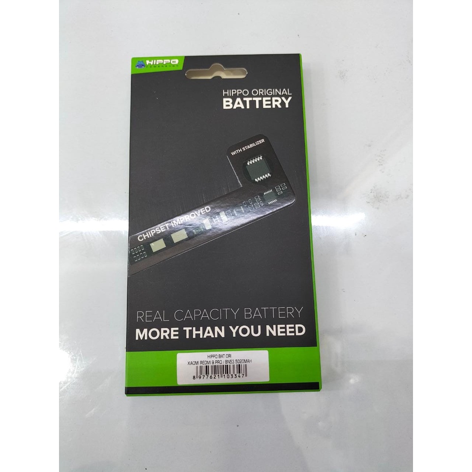 Baterai Batere Battery Hippo Xiaomi Redmi 9 Pro BN53 BN 53