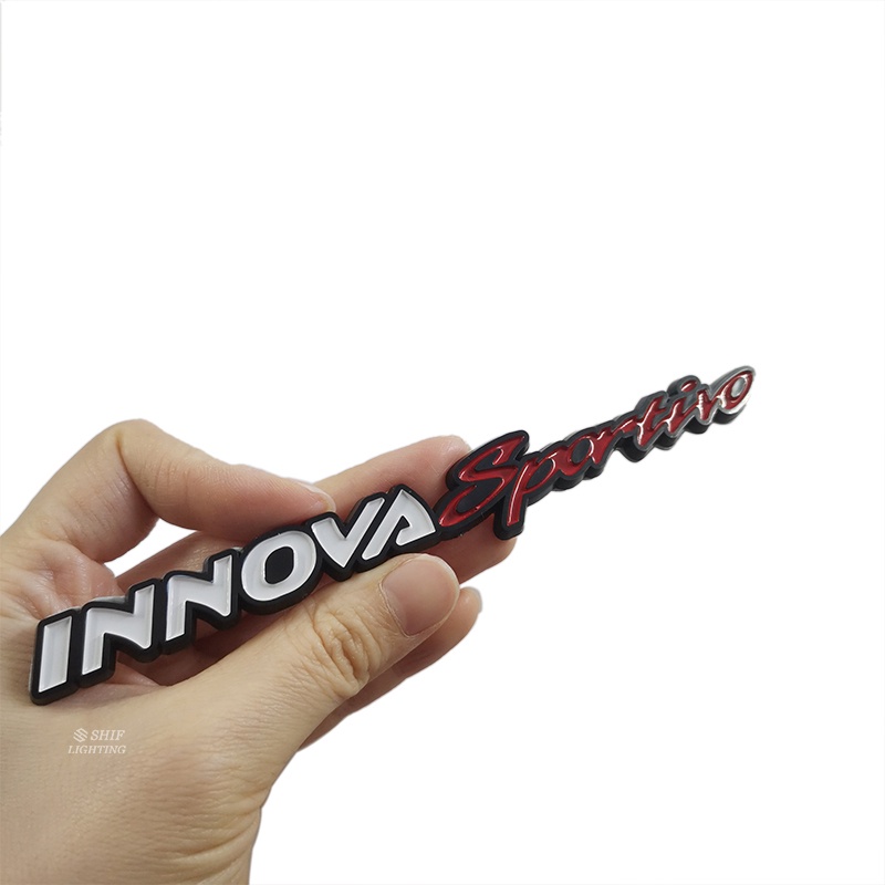 1pc Stiker Emblem Logo SPORT Bahan ABS Untuk Mobil TOYOTA INNOVA