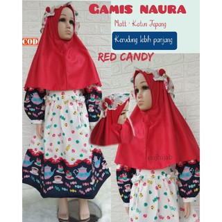 GAMIS ANAK  PEREMPUAN  BAJU  MUSLIM  3 5 TAHUN BUBLE KATUN  